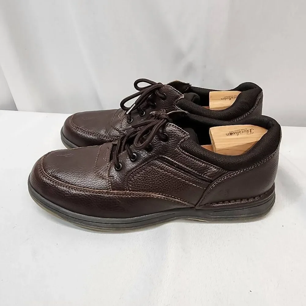 Earth Spirit Men's 13 W Dennis Wide Width Casual and Dress Oxfords Brown Leather